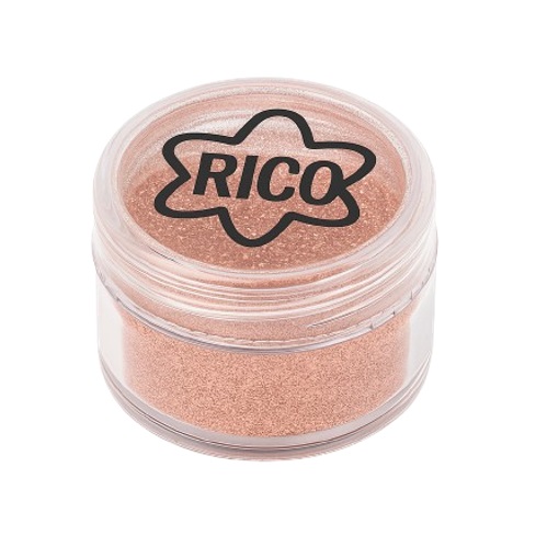 PO P/DECORAR RICO GLITTER ROSE GOLD 10G