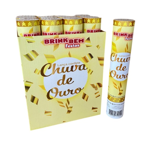 LANCA CONFETE BRINK BEM CHUVA DE OURO