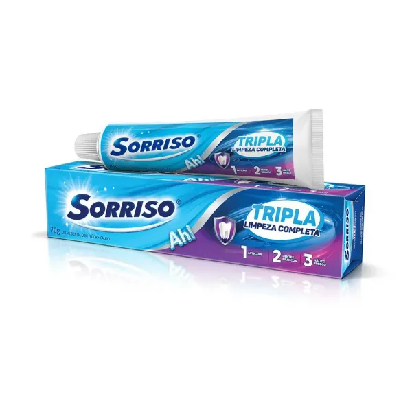 CREME DENTAL SORRISO TRIPLA LIMPEZA 70G