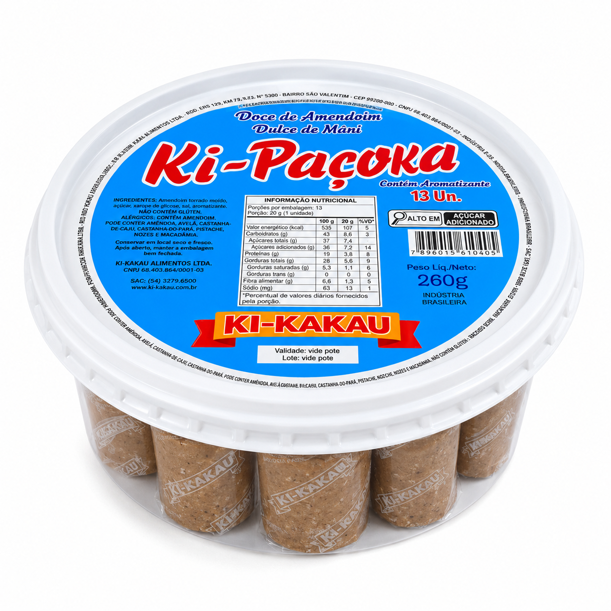 PACOCA KI KAKAU COB CHOC BRANCO C/13