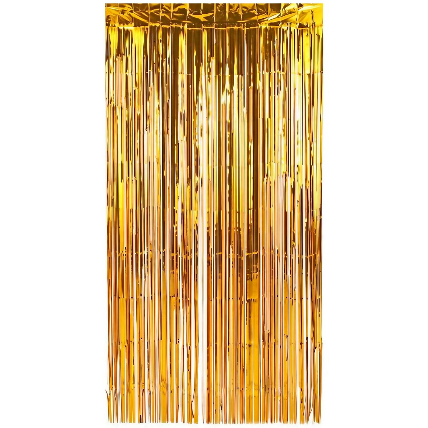 CORTINA BRINK BEM DOURADA METALIZADA