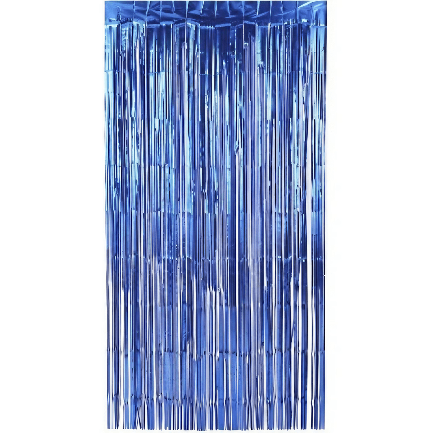 CORTINA BRINK BEM AZUL METALIZADA