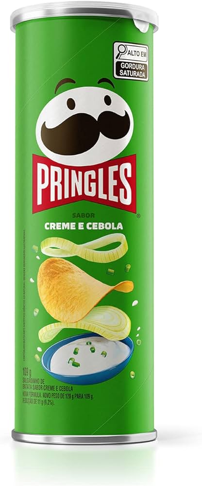 BATATA CHIPS PRINGLES CEBOLA 109G