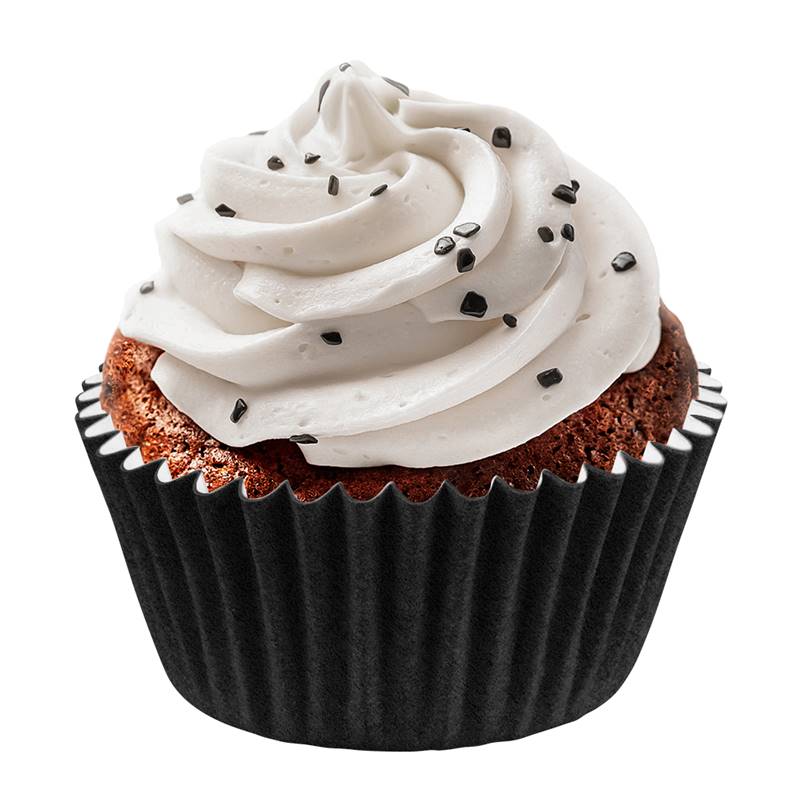 FORMINHA P/CUPCAKE REGINA PRETA C/45