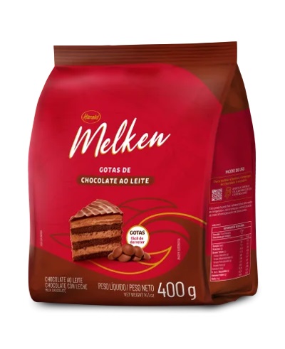 CHOC EM GOTA HARALD MELKEN LEITE 400G