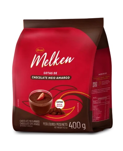 CHOC EM GOTA HARALD MELKEN M.AMARGO 400G