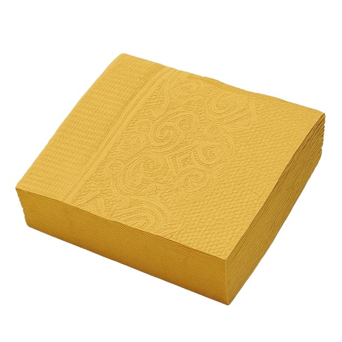 GUARDANAPO DAFESTA PREMIUM OURO C/40