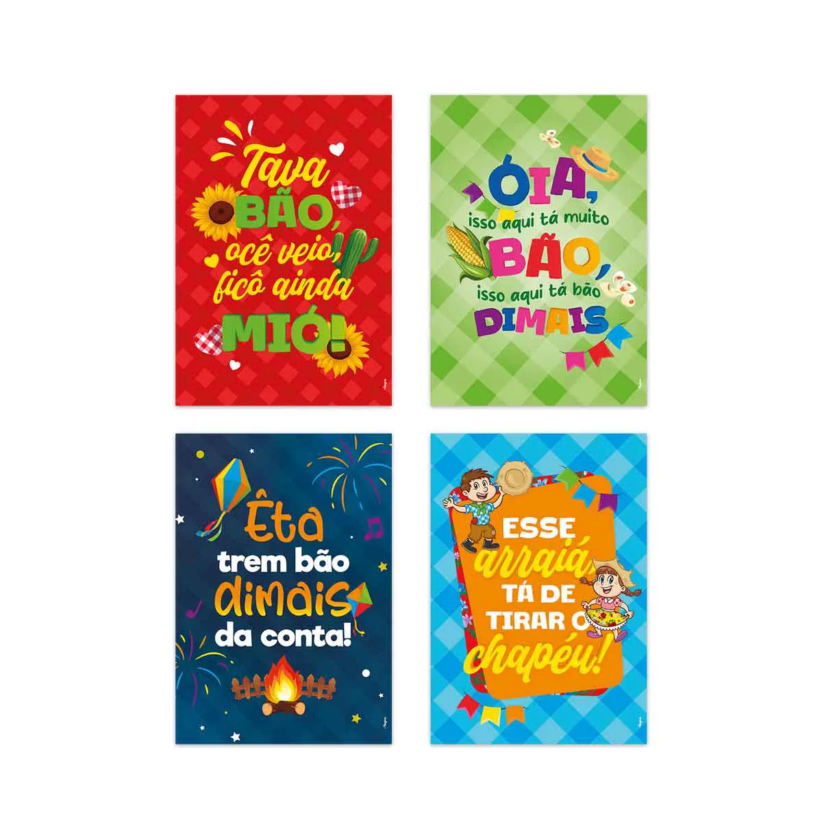 CARTAZ DECORATIVO REGINA ARRAIA