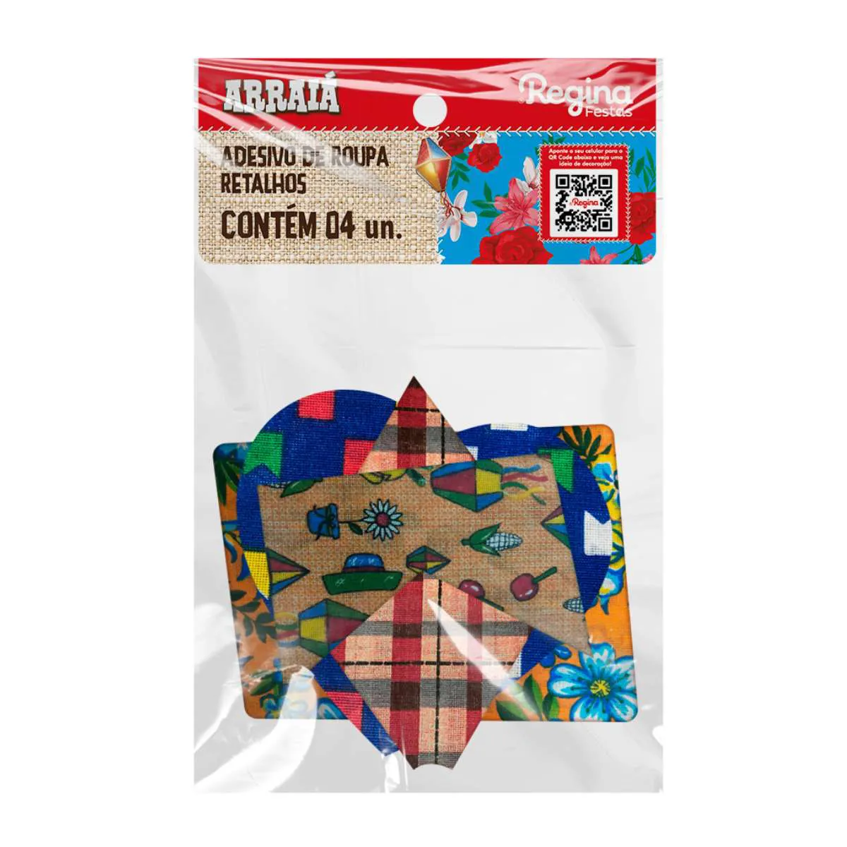 ADESIVO DE ROUPA REGINA RETALHO 1 ARRAIA