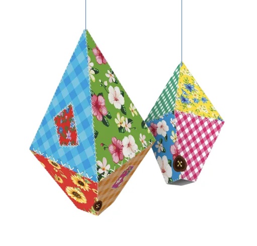 BALAO DECOR PAPEL REGINA ARRAIA 2