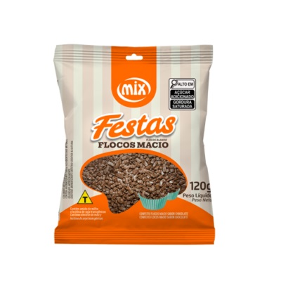 CONFEITO MIX FLOCOS MACIO 120G