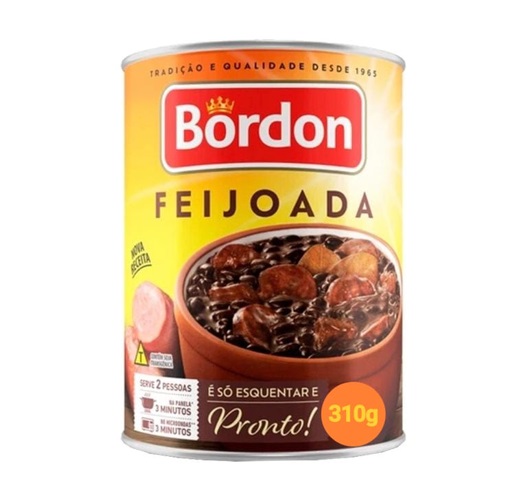 FEIJOADA BORDON LATA 310G