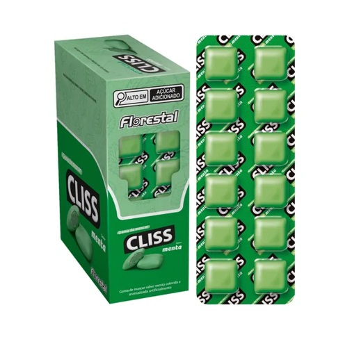 CHICLE FLORESTAL CLISS MENTA C/12