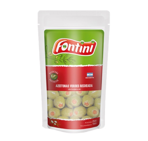 AZEITONA FONTINI RECHEADA SACHE 150G