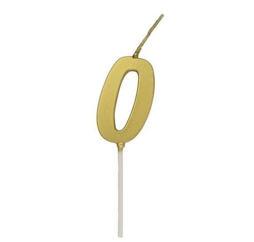 VELA REGINA PICK METALIZAD OURO N0 UN