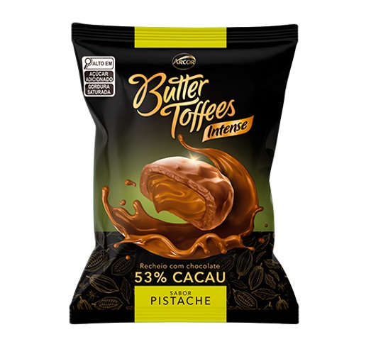 CARAMELO BUTTER TOFFEES 500G INT PISTACH
