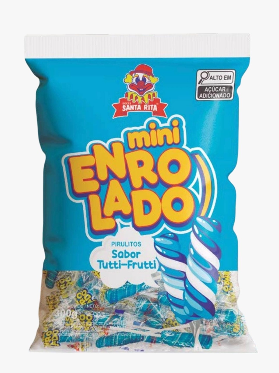 PIR DOCES SANTA RITA MINI ENROL AZU C/45