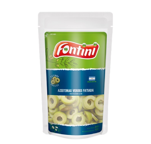AZEITONA FONTINI FATIADA SACHE 120G