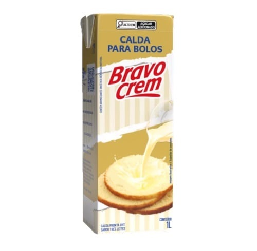 CALDA PARA BOLOS BRAVO CREAM 1LT