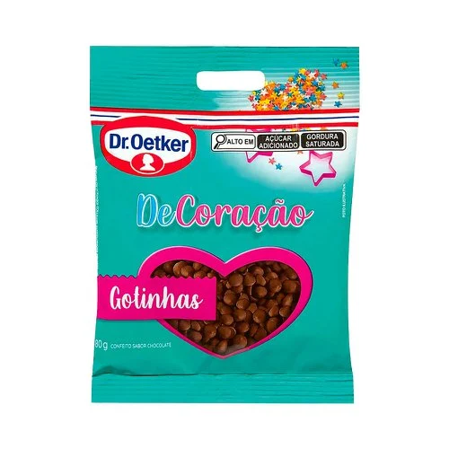 CONFEITO DR OETKER GOTAS CHOCOLATE 80G