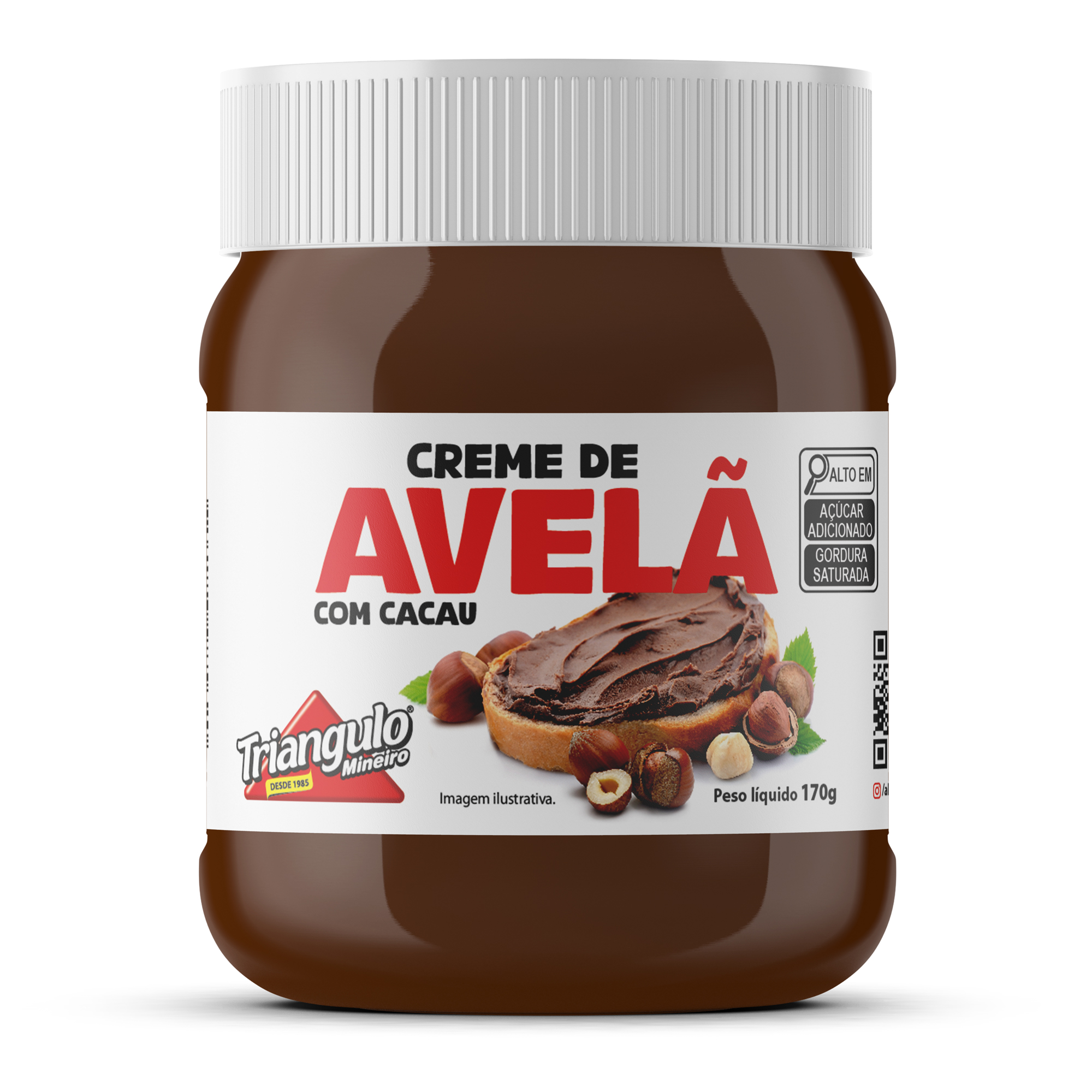 CREME AVELA TRIANGULO C/CACAU 170G