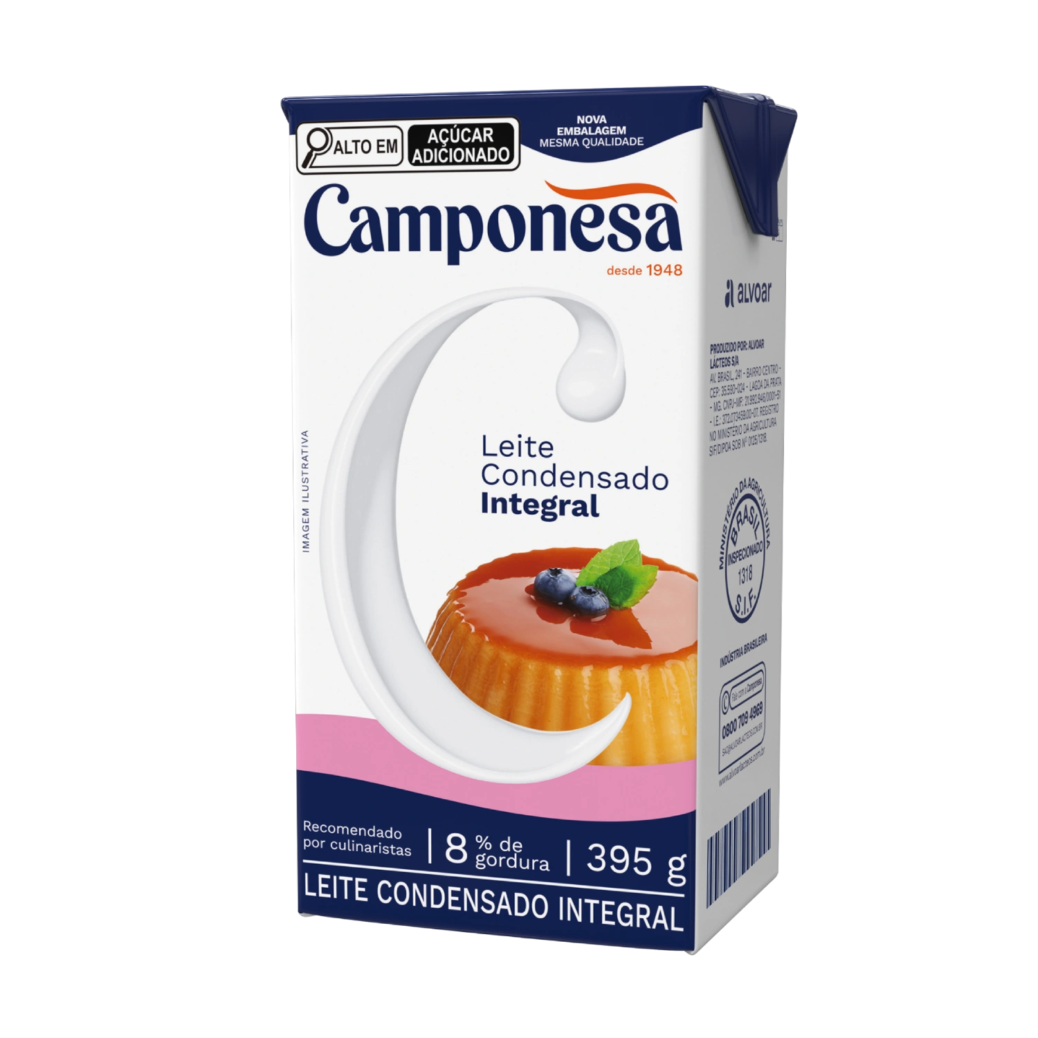 LEITE CONDENSADO TP CAMPONESA INTEG 395G