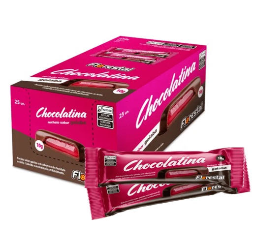 CHOCOLATINA FLORESTAL GOIABA 10G