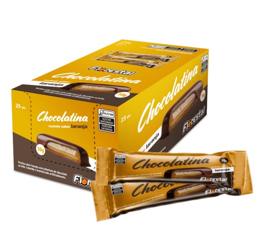 CHOCOLATINA FLORESTAL LARANJA 10G