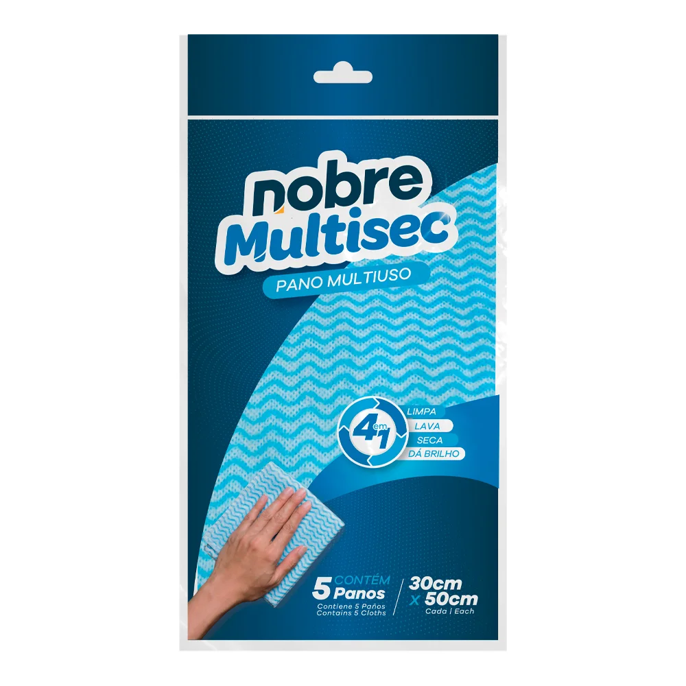 PANO MULTIUSO NOBRE AZUL C/5