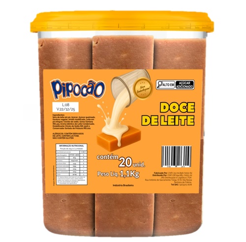 DOCE PIPOCAO LEITE C/20