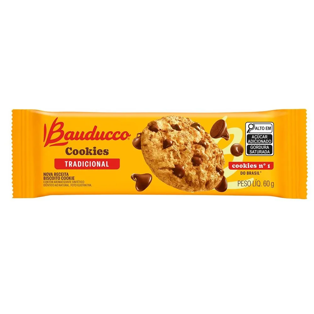 BISC BAUDUCCO COOKIES TRADICIONAL 60G
