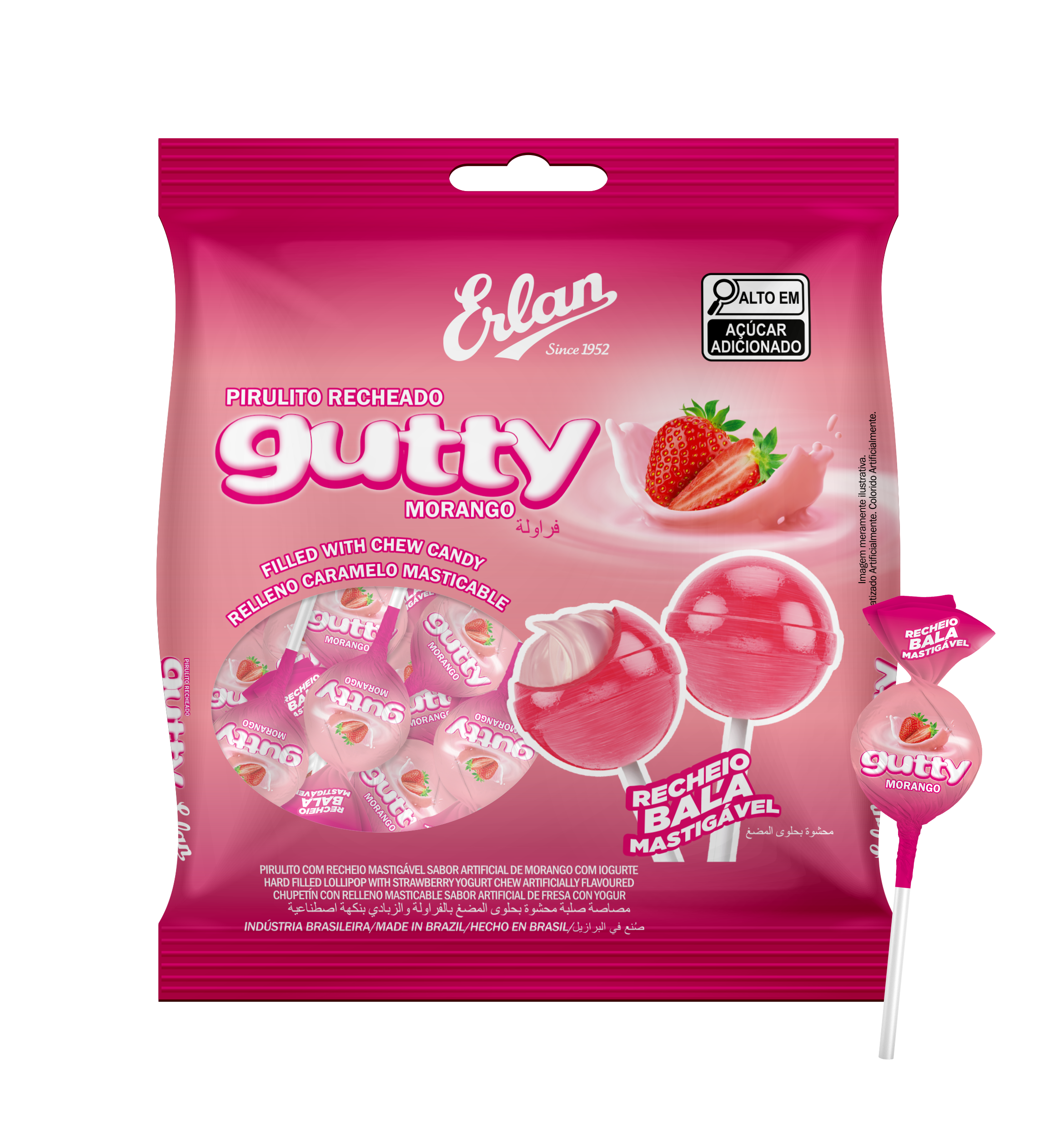 PIR ERLAN GUTTY RECH MORANGO 120G  C/10