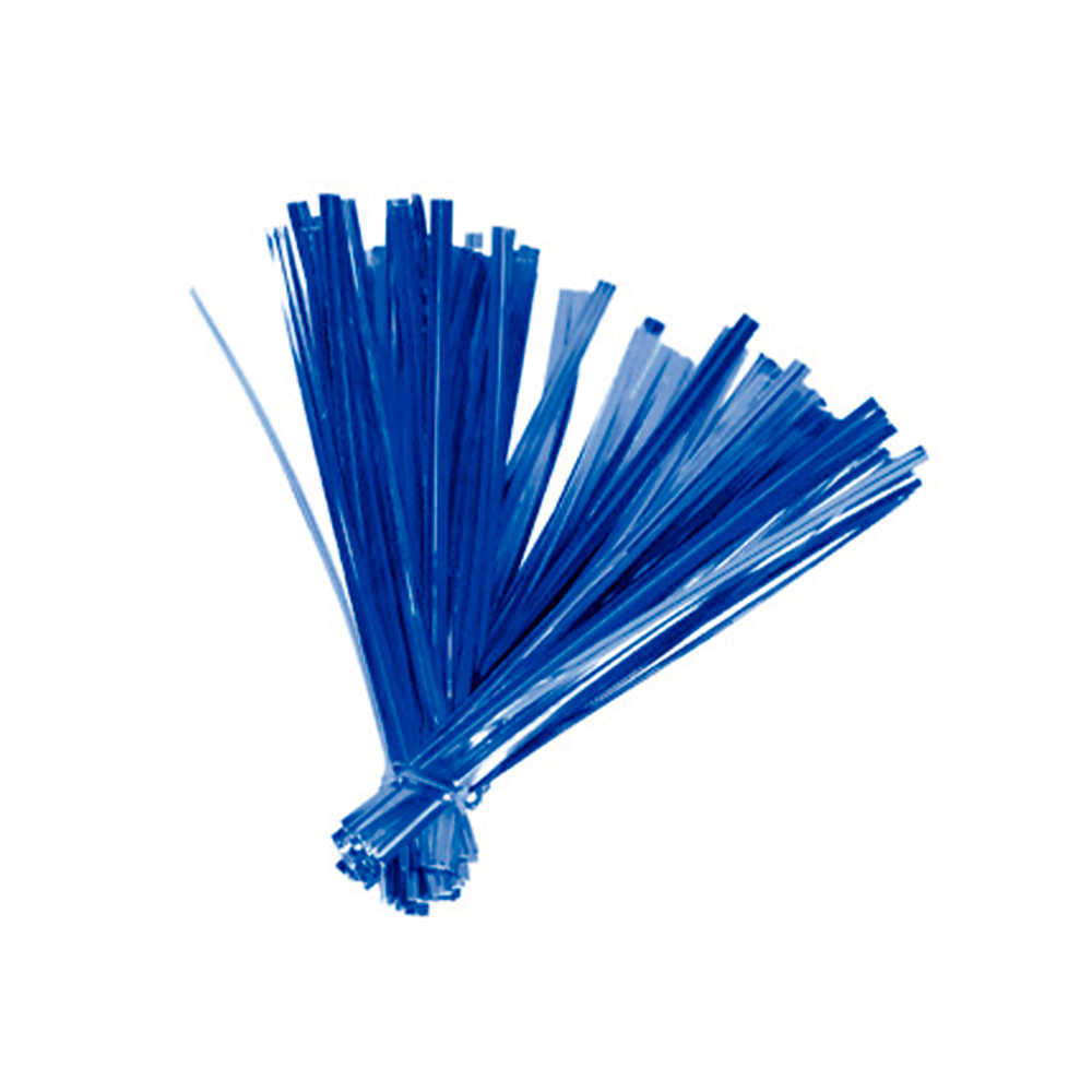 FECHO SILVER AZUL METALIZADO C/100