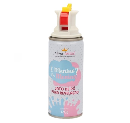 JATO DE PO SILVER REVELACAO ROSA 120G