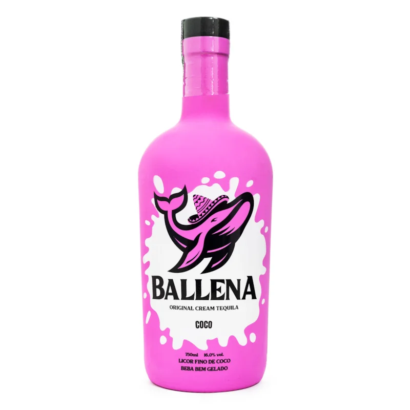 LICOR BALLENA TEQUILA COM COCO 750ML