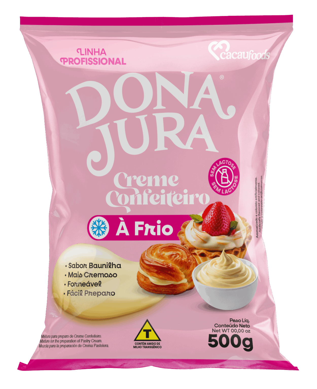 CREME CONF DONA JURA BAUNILH A FRIO 500G