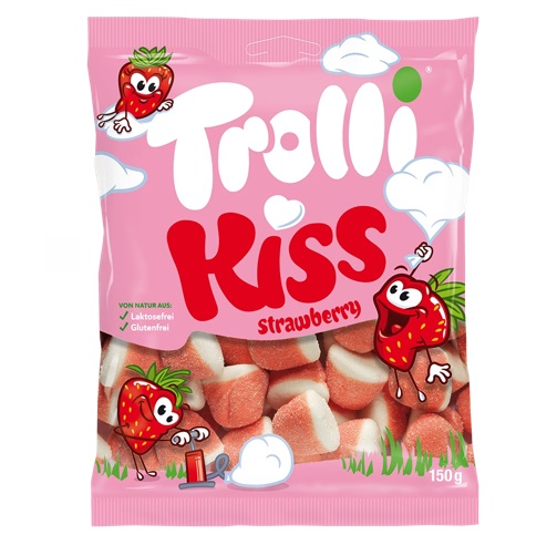 TROLLI KISS STRAWBERRY 100G