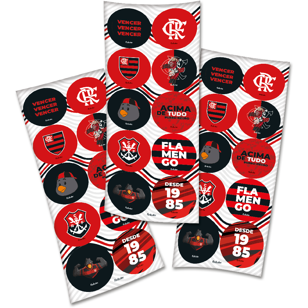 ADESIVO FESTCOLOR FLAMENGO C/30