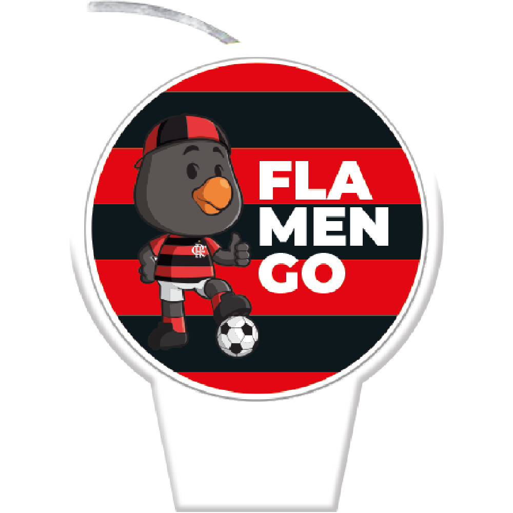 VELA FESTCOLOR PLANA FLAMENGO UN