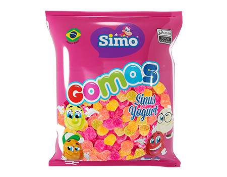 GOMA SIMONETTO TUBINHO YOGURT 450G