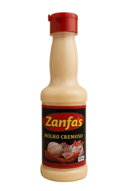 MOLHO ZANFAS CREMOSO ALHO/PIMENTA 150ML