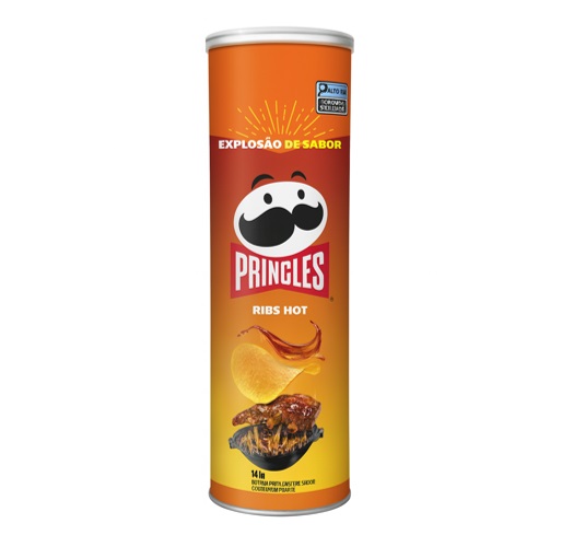 BATATA CHIPS PRINGLES RIBS HOT 141G