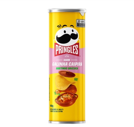 BATATA CHIPS PRINGLES GALINHA CAIP 100G