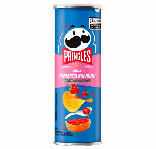 BATATA CHIPS PRINGLES PIMENTA BIQ 100G
