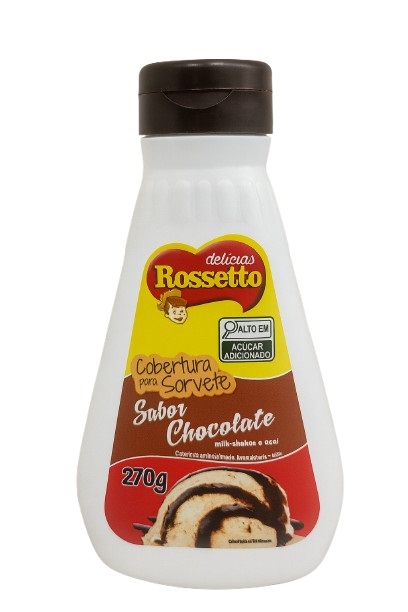 COBERTURA ROSSETTO P/SORVETE CHOC 270G