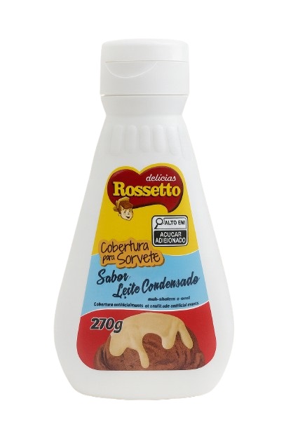 COBERTURA ROSSETTO P/SORVETE L. CON 270G