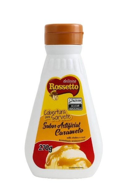 COBERTURA ROSSETTO P/SORVETE CARAME 270G