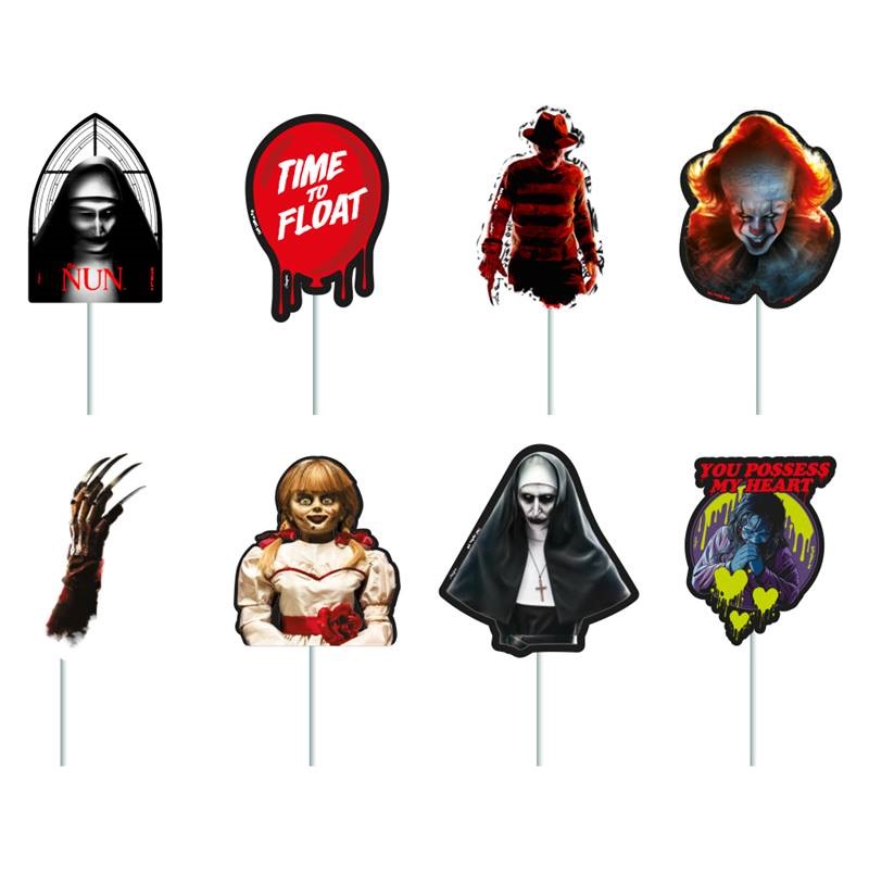 PICKS DECORATIVO REGINA HORROR C/8