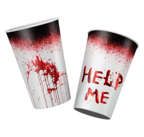 COPO PAPEL REGINA HALLOWEEN 180ML C/8