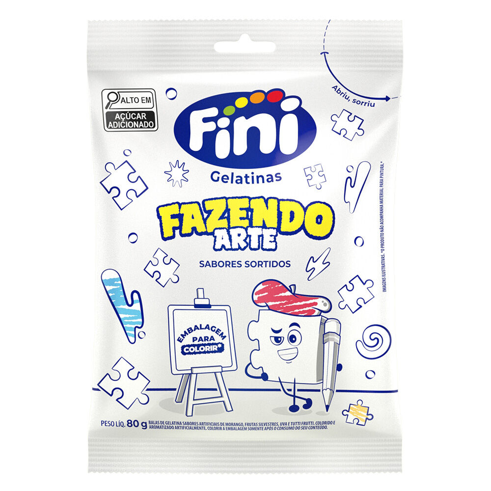 SM FINI FAZENDO ARTE GELATINA 80G